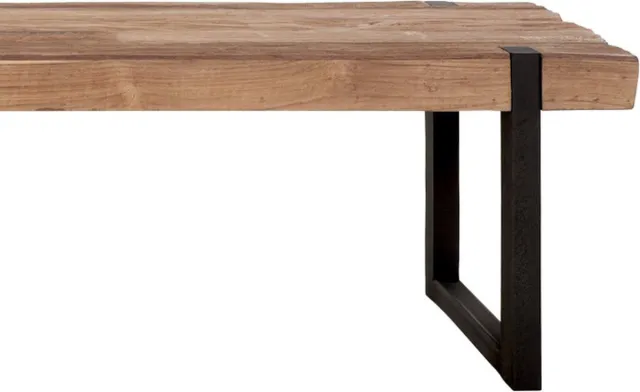 DTP Home Salontafel Cavallo - 150x50cm - naturel Bruin