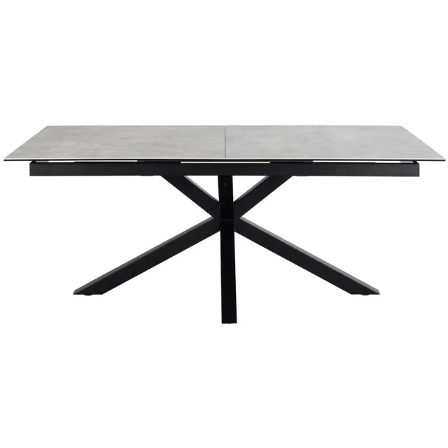 Giga Living Bijzettafel Antraciet - Metaal - 50x50x50cm - Bijzettafel Emma - SenS-Line Grijs