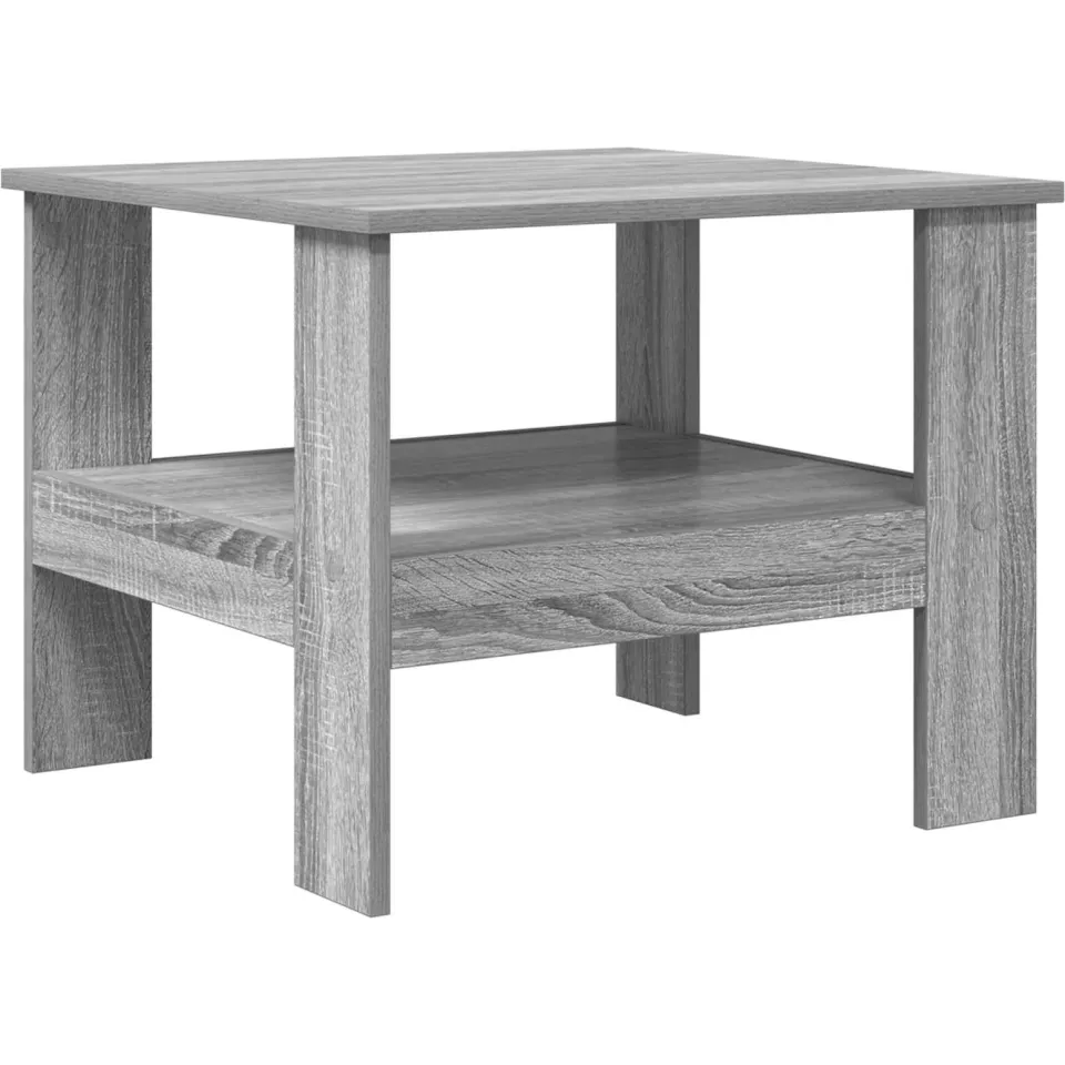 vidaXL Salontafel Grijs Sonoma 57 x 55 x 45 cm Bewerkt hout, foto 3