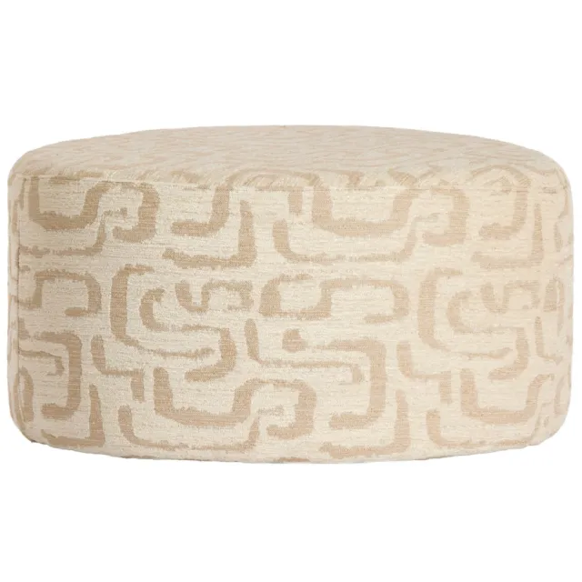 Light & Living poef Liberia beige
