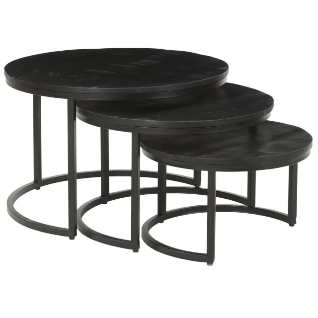 salontafelset Nolan zwart
