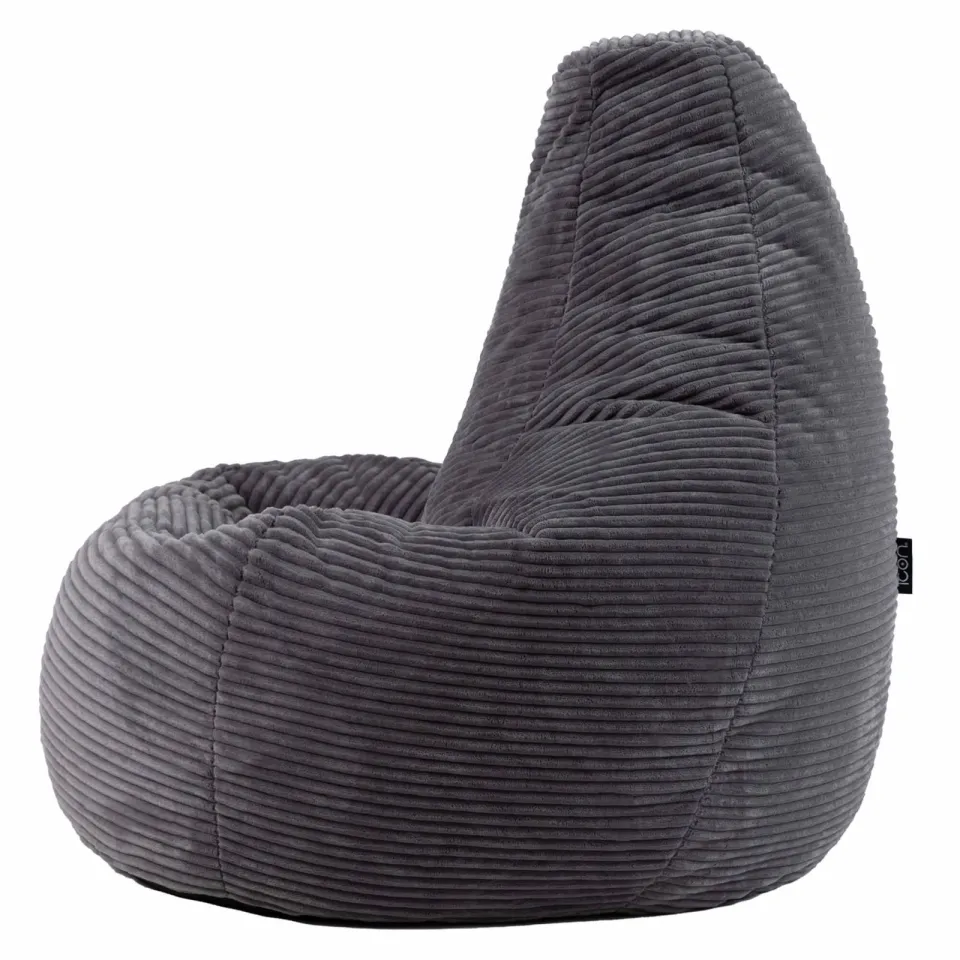 iCON Zitzak Fauteuil Dalton houtskool, foto 5