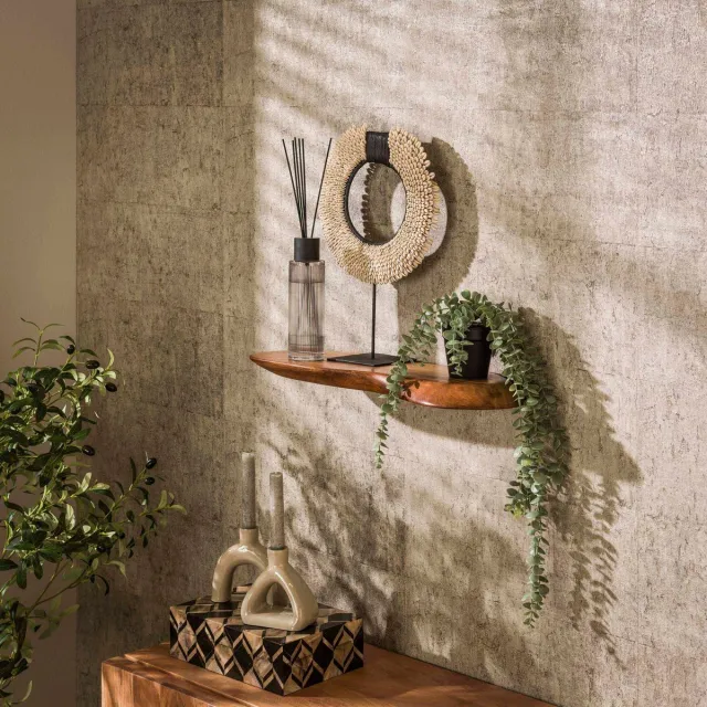 LT-Luce Wandplank Organic Massief Acasia 60cm Bruin