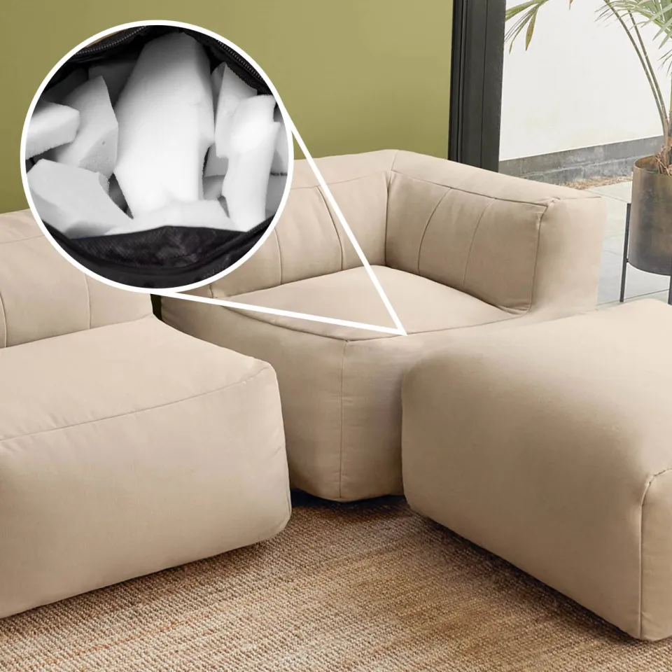 iCON Modulaire Hoekbank Zen beige, foto 7