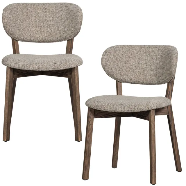 WOOOD Udar eetkamerstoel donkerbruin dark brown