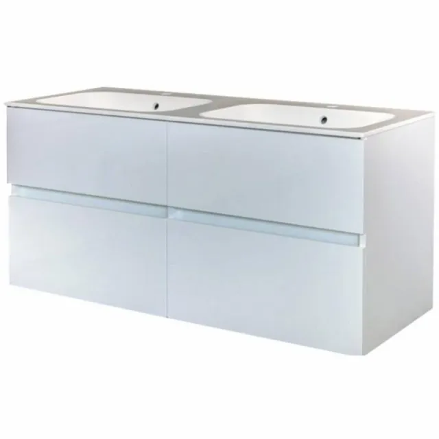 Best Design Bora onderkast greeploos 120 cm glans wit