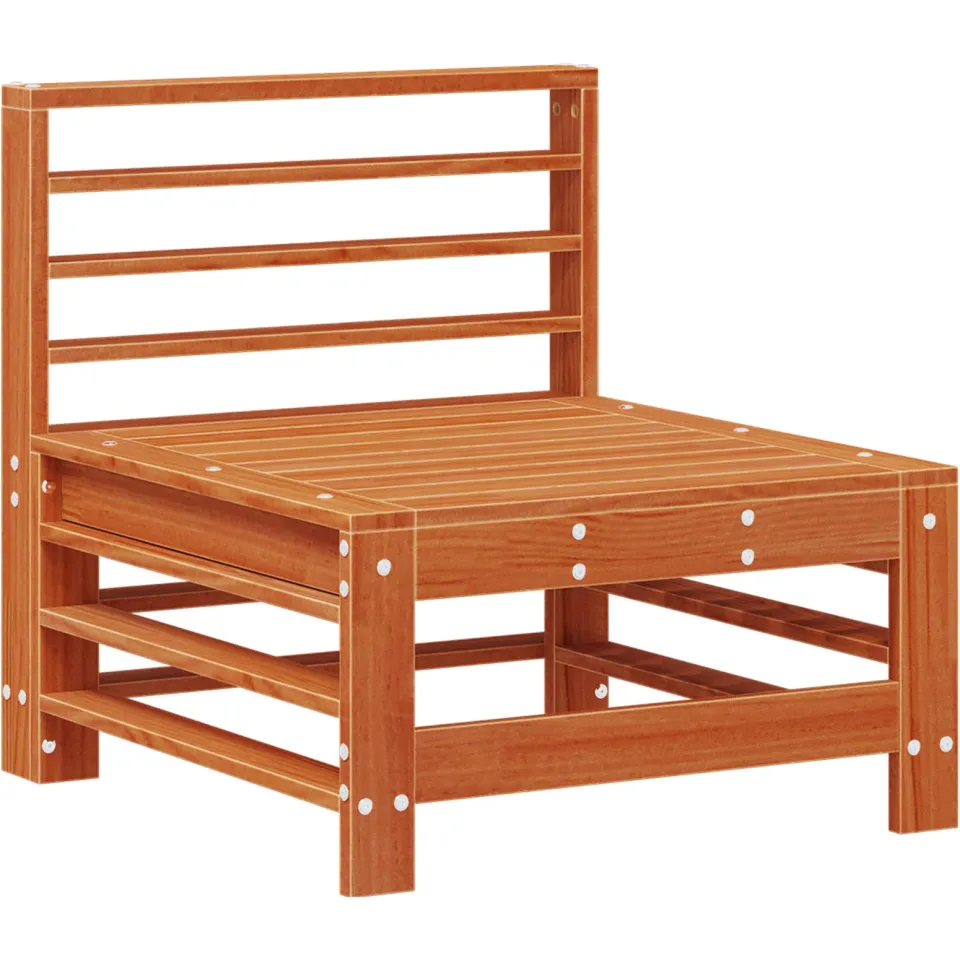 vidaXL Tuin loungeset 5 st Wasbruin Massief grenenhout bruin, foto 4
