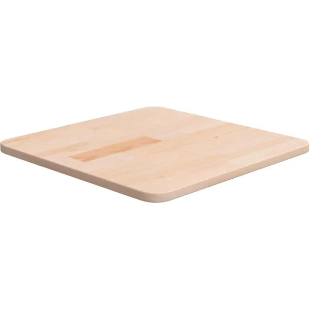 vidaXL Tafelblad vierkant 40x40x1,5 cm onbehandeld massief eikenhout Bruin
