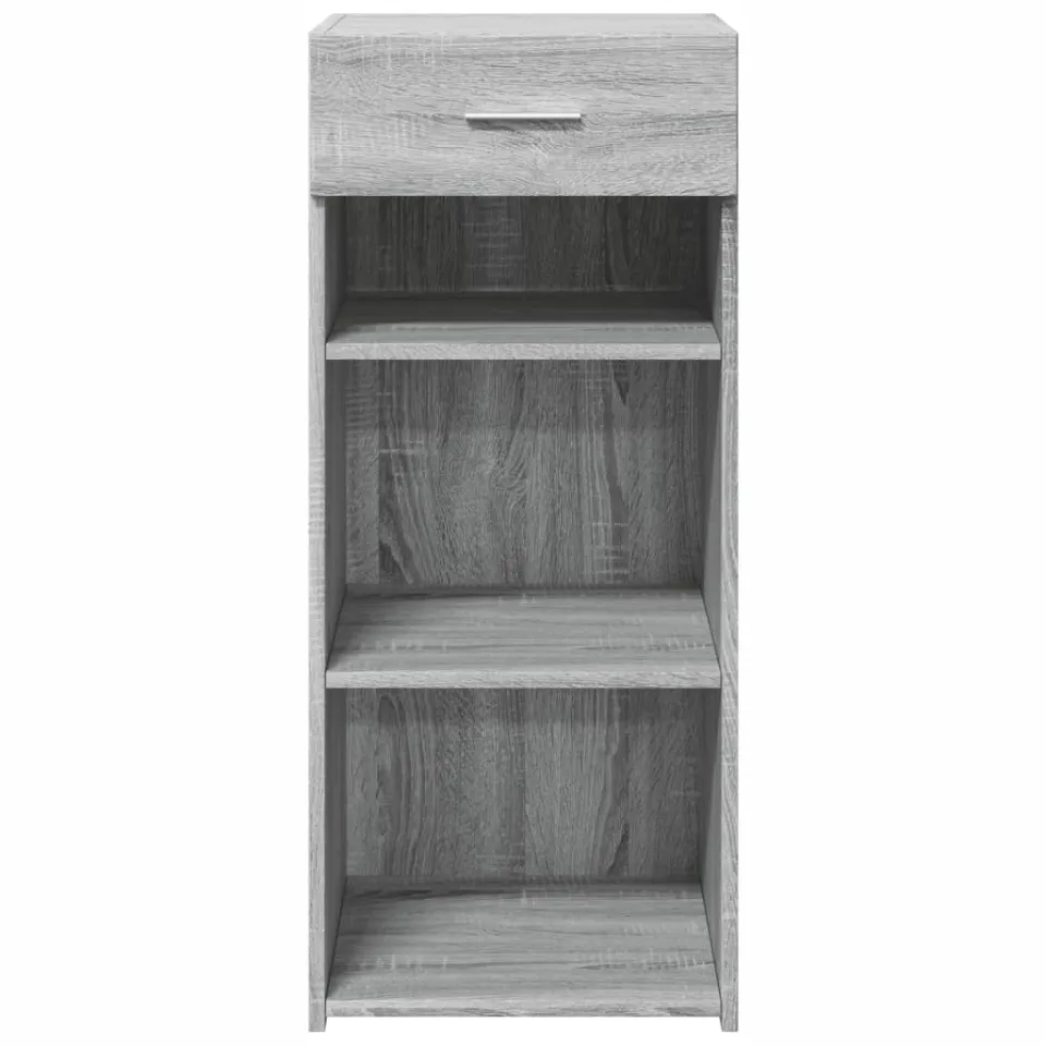 vidaXL Dressoir 40x42,5x93 cm bewerkt hout grijs sonoma eikenkleur