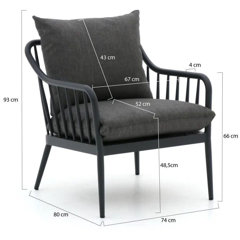 Manifesto Furniture Manifesto Celante lounge tuinstoel grijs, foto 2