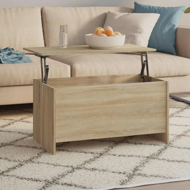 vidaXL Salontafel 102x55,5x52,5 cm bewerkt hout sonoma eikenkleurig, foto 2