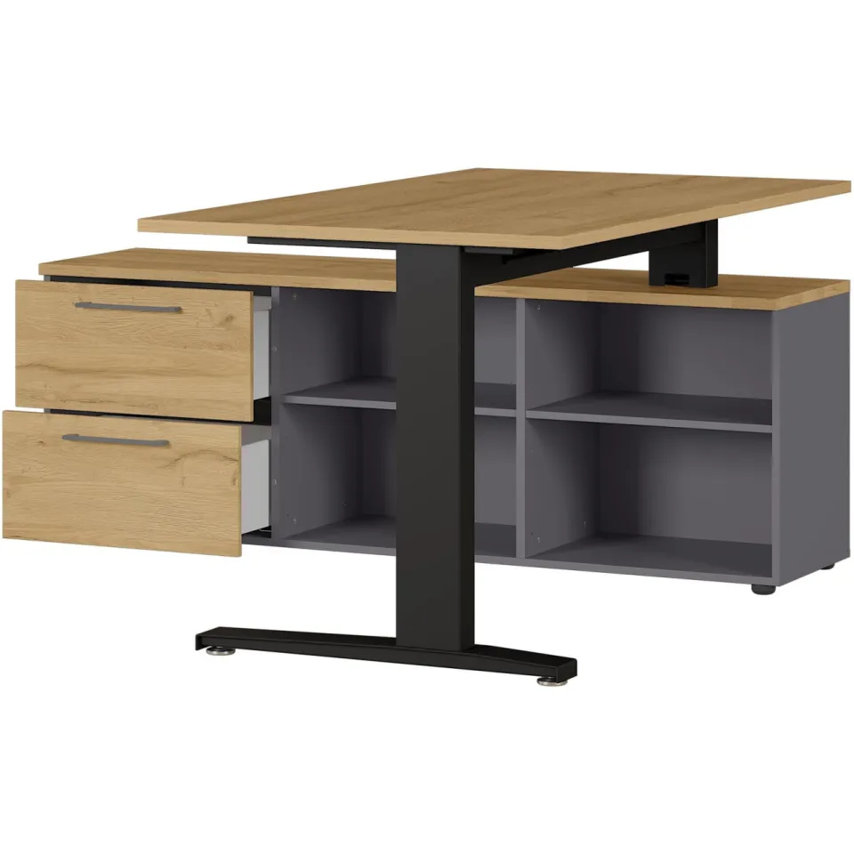 Bureaucombinatie Ergonoma Eiken, foto 2