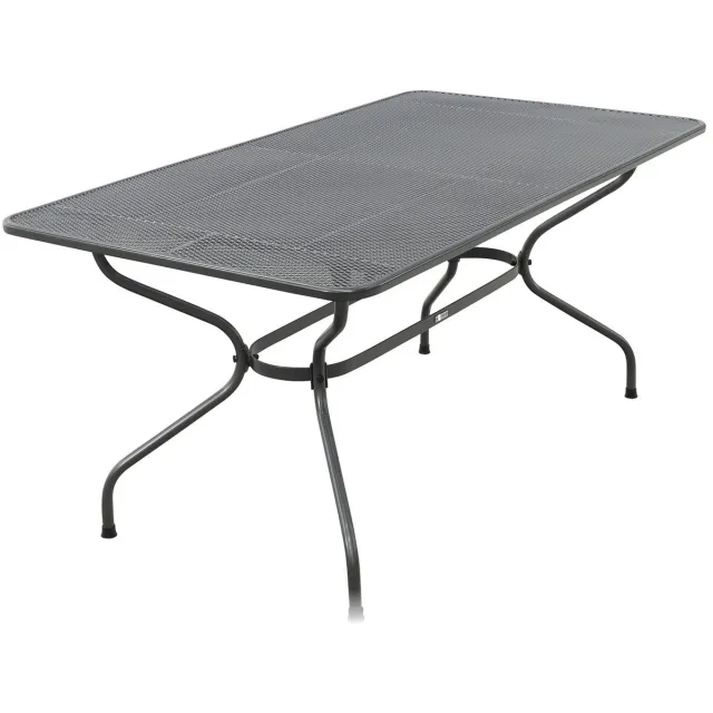 Royal garden strekmetaal tuintafel 160x90 cm. Antraciet
