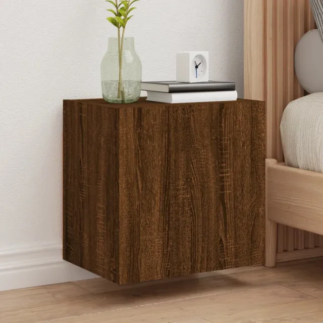vidaXL Tv-wandmeubels 2 st 40,5x30x40 cm bewerkt hout bruineikenkleur, foto 2