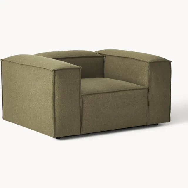 Westwing Collection Fauteuil Lennon Groen