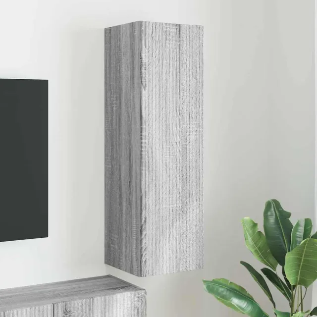 vidaXL TV Wandkast 30 x 31 x 100 cm Grijs Sonoma Bewerkt hout, foto 2