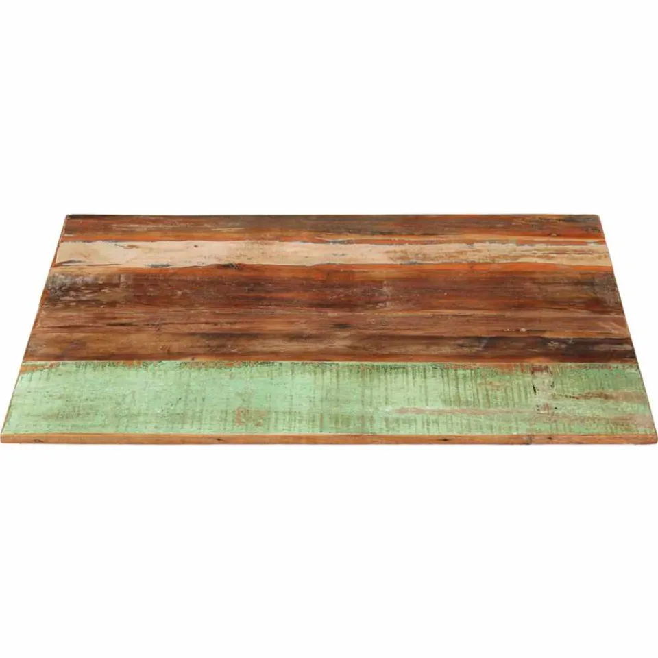 vidaXL Tafelblad vierkant 15-16 mm 80x80 cm massief gerecycled hout meerkleurig, foto 2