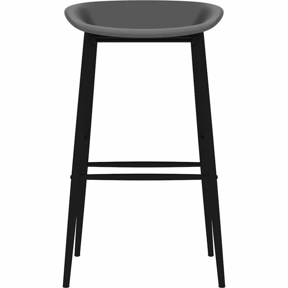 vidaXL Barstoelen 2 st grijs, foto 3