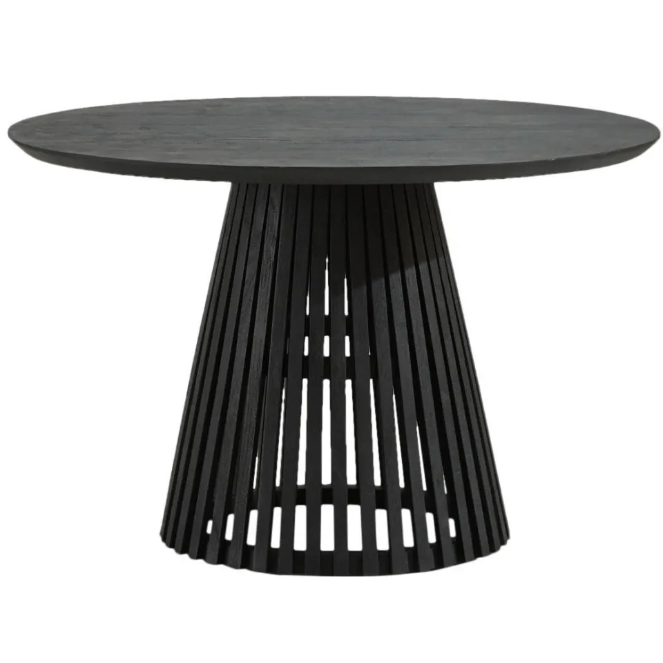 NOUS Living eetkamertafel Sansa (⌀120 cm) Zwart