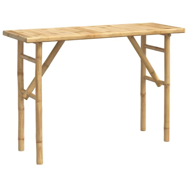 vidaXL Wandtafel - 115x39x75 - cm - bamboe Bruin