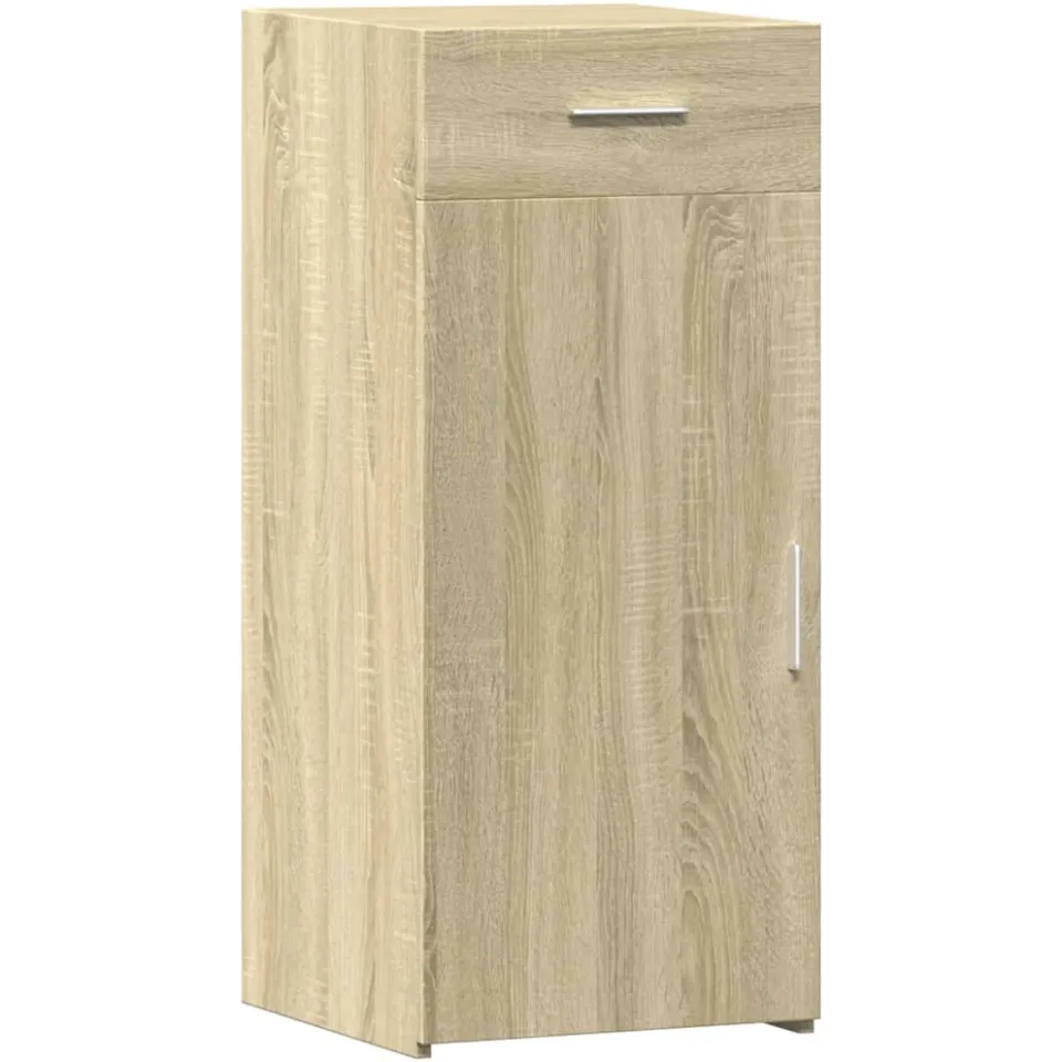 vidaXL Dressoir 40x42,5x93 cm bewerkt hout sonoma eikenkleurig, foto 3