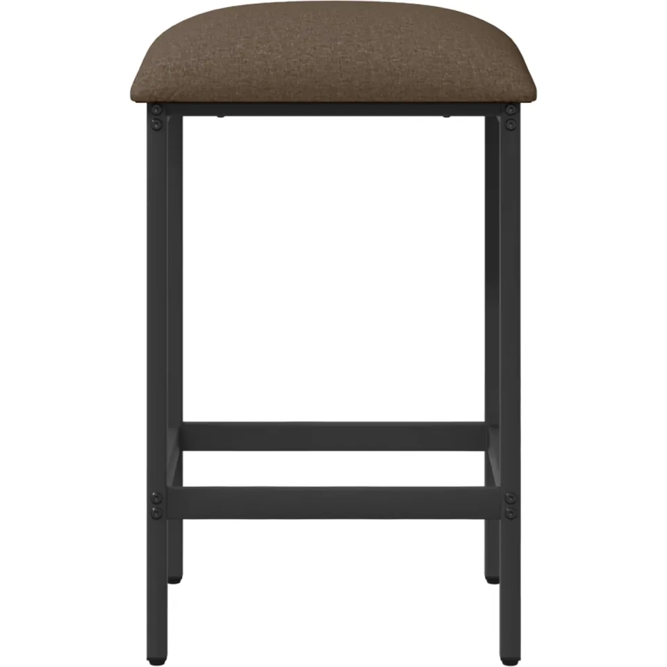 vidaXL Barkruk Taupe 40 x 32 x 74 cm Bewerkt hout Bruin