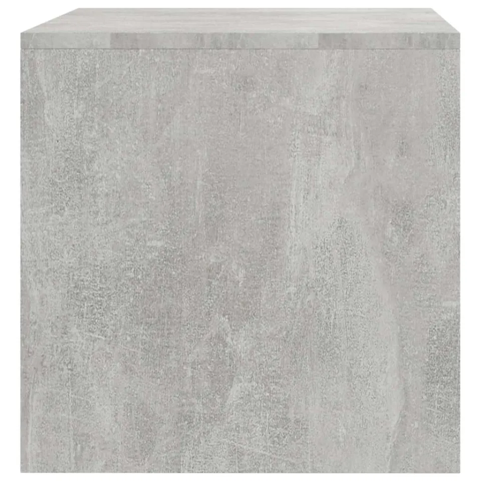 vidaXL Tv-meubel 80x40x40 cm bewerkt hout betongrijs grijs, foto 4