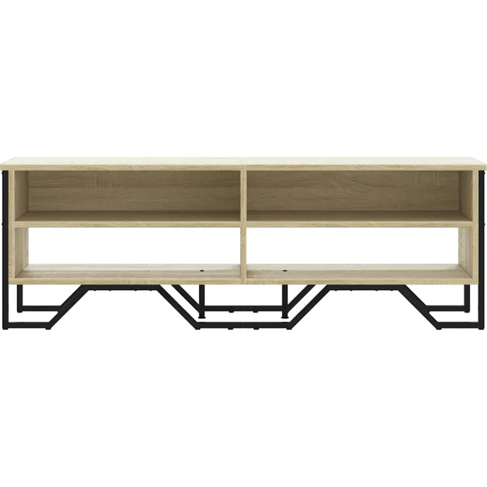 vidaXL Tv-meubel 122x34x41 cm bewerkt hout sonoma eikenkleurig, foto 4