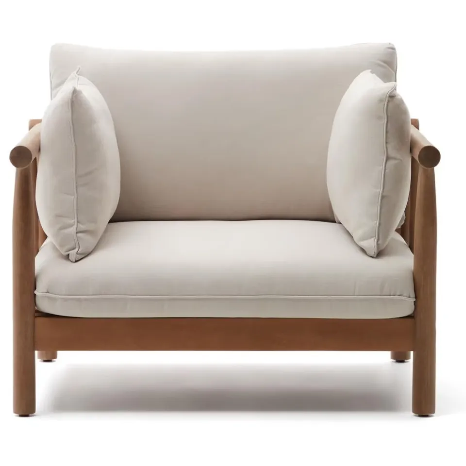 Kave Home Sacova tuinfauteuil beige, foto 2
