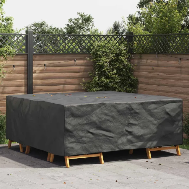 vidaXL Meubelhoes Effen Zwart 200 x 190 x 85 cm
