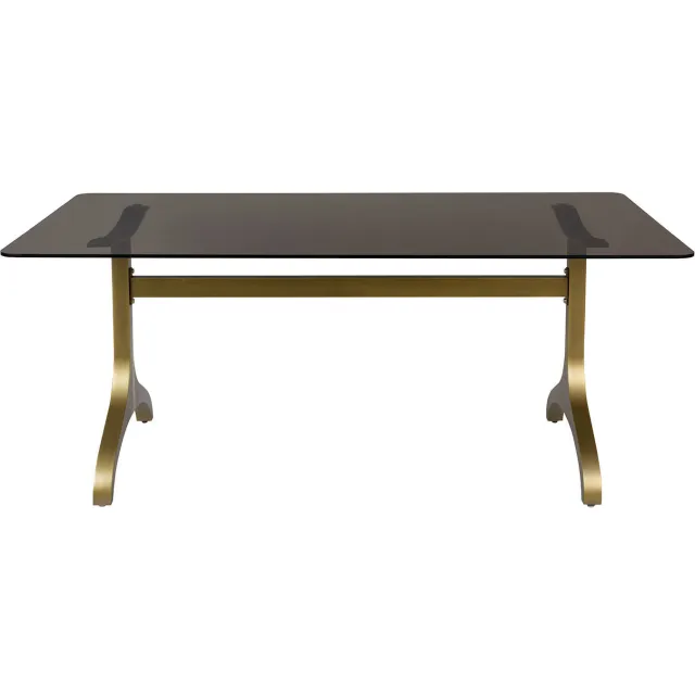 Dutchbone eetkamertafel Sansa (180x90 cm) Goud