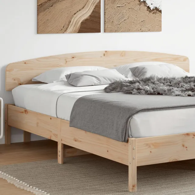 vidaXL Hoofdbord 180 cm massief grenenhout bruin