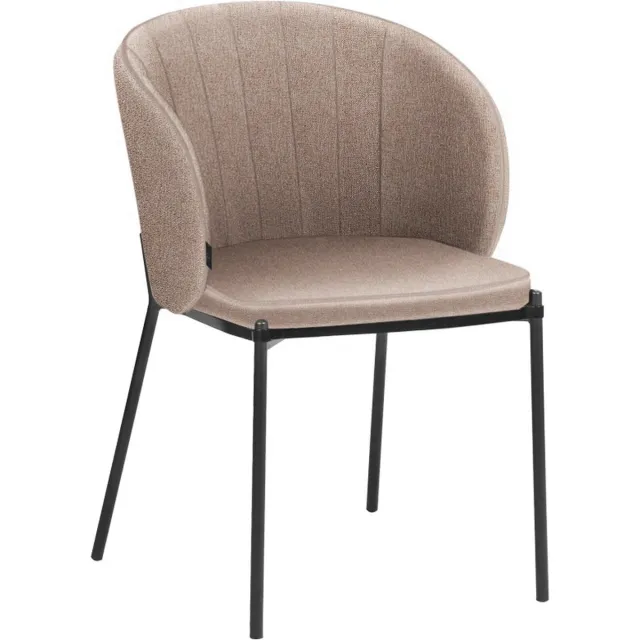 Notio Living Keira-Eetkamerstoel - 2 Pack - Cappuccino Bruin