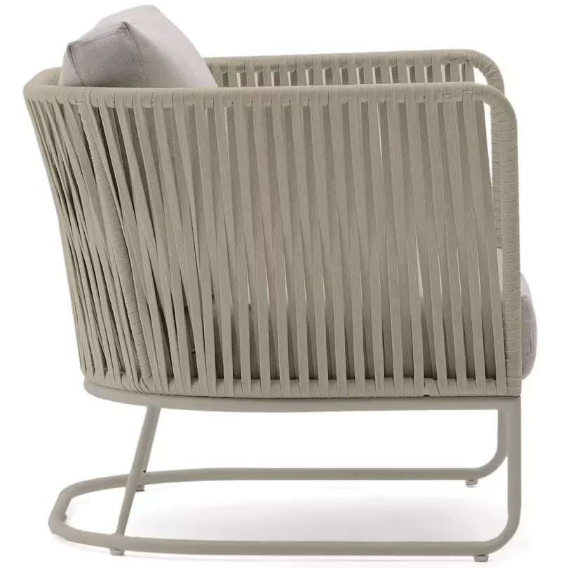 Kave Home Saconca tuinfauteuil beige, foto 2