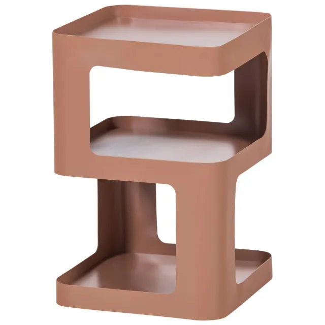 WOOOD Riv bijzettafel nachtkastje zalmroze salmon pink
