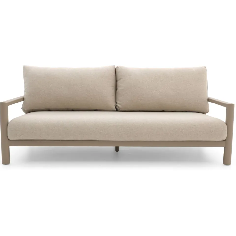 Tierra Outdoor Oasis stoel-bank loungeset 4-delig taupe, foto 5