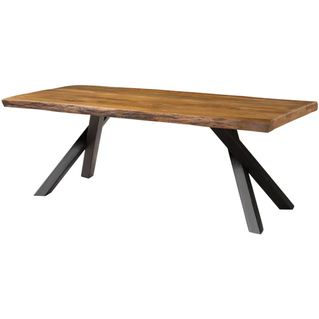 MASSIVMOEBEL24 .DE eettafel blank massief hout deels gemonteerd FREEFORM