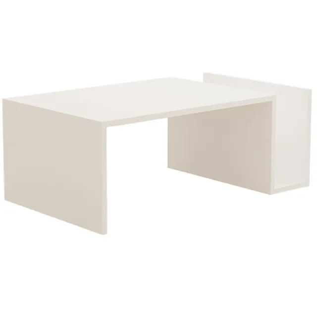 Skye Decor Houten salontafel Memo - 86 x 50 x 32 cm - Wit