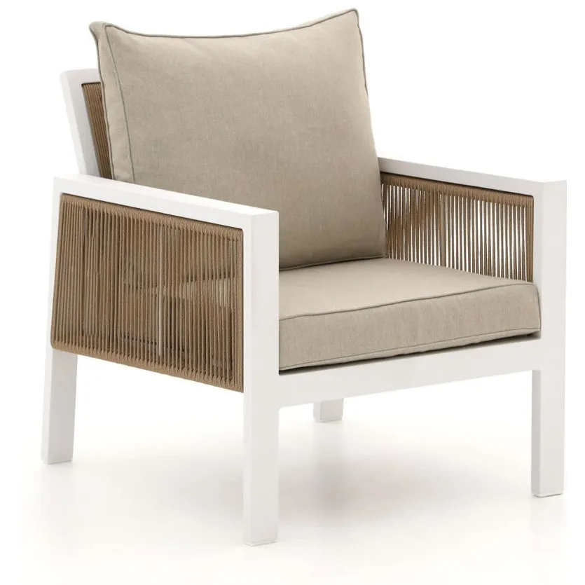 Manifesto Furniture Manifesto Alzano stoel-bank loungeset 4-delig taupe, foto 4