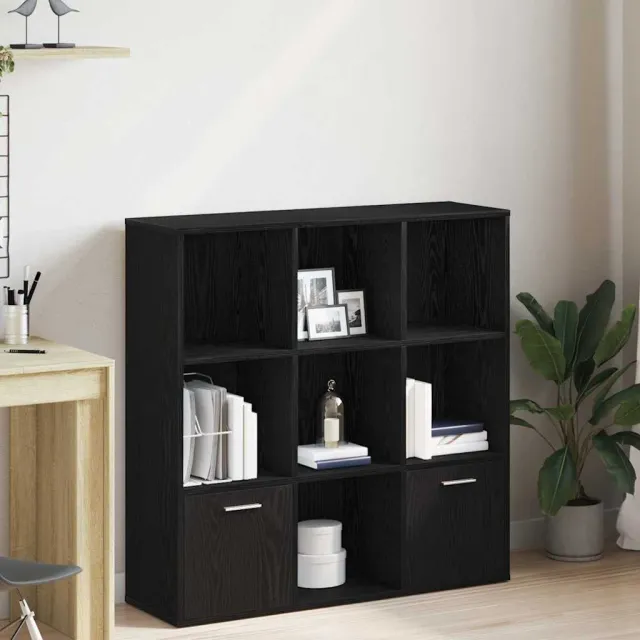 vidaXL Boekenkast 98x29x97,5 cm bewerkt hout zwart eikenkleur, foto 2