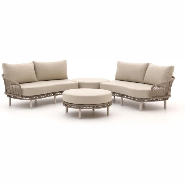 Intenso Furniture Intenso Nusco hoek loungeset 4-delig Taupe