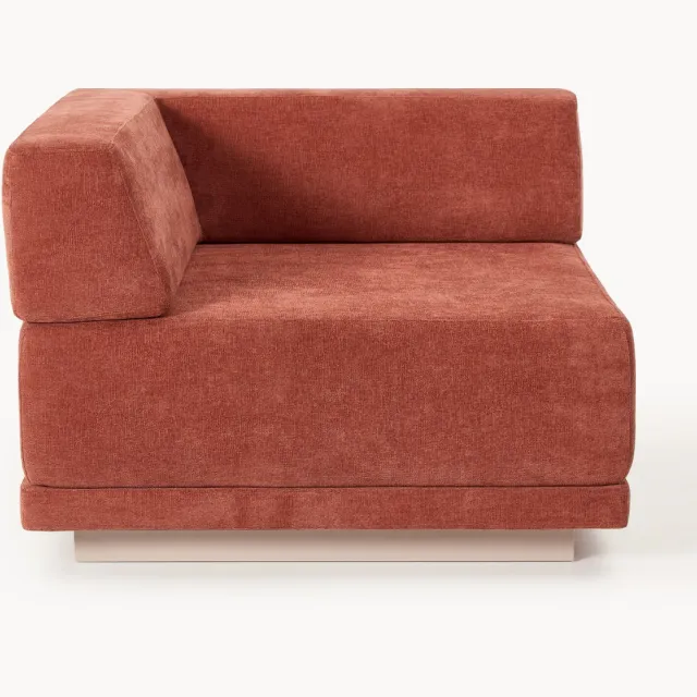 Westwing Collection Hoekmodule Colin Beige, Wijnrood