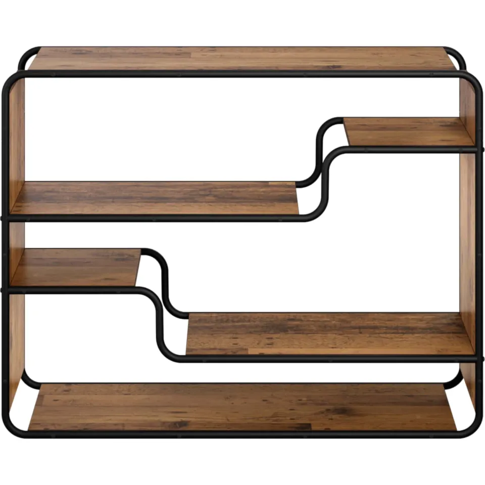 vidaXL Dressoir Oud hout 98 x 37.5 x 75.5 cm Bewerkt hout Bruin