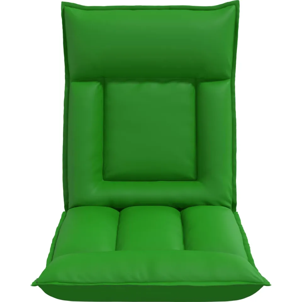 vidaXL Verstelbare vlo stoelen Grijs Kunstleer