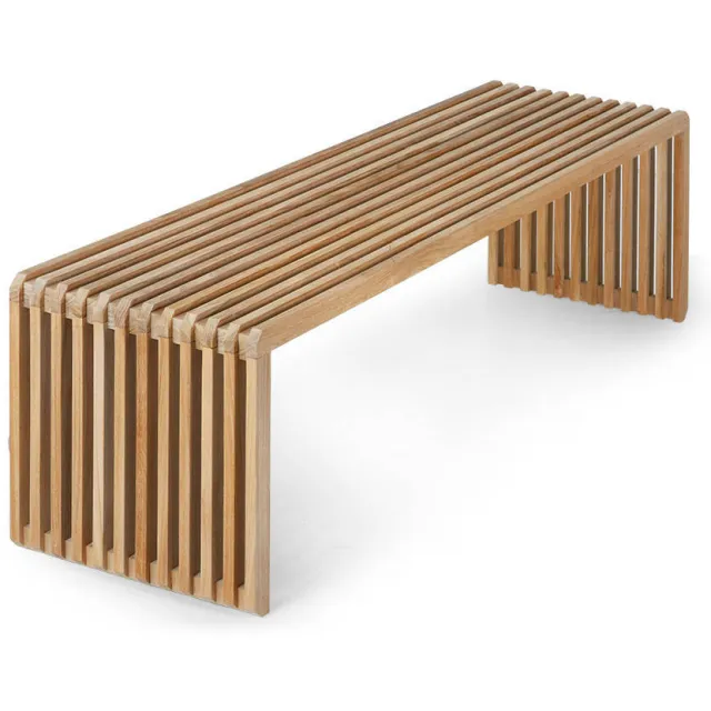 HKLIVING Slatted bank naturel