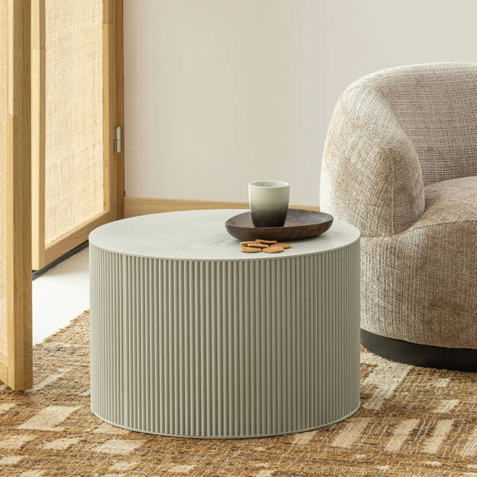 WOOOD Sanne bijzettafel beige, foto 3