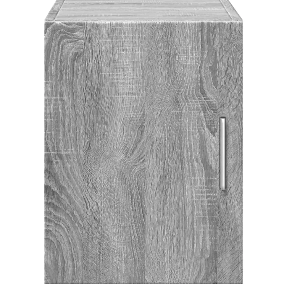 vidaXL Wandkast 30x42,5x40 cm bewerkt hout grijs sonoma eikenkleurig, foto 4