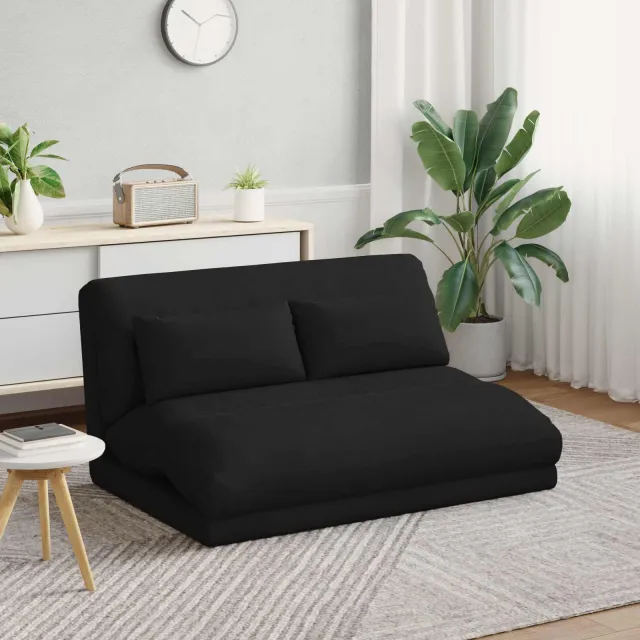 vidaXL Verstelbare vlo stoelen Zwart Fluweel