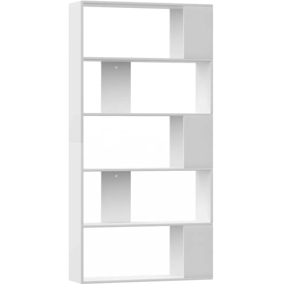 vidaXL Boekenkast / kamerscherm 80x24x159 cm bewerkt hout wit