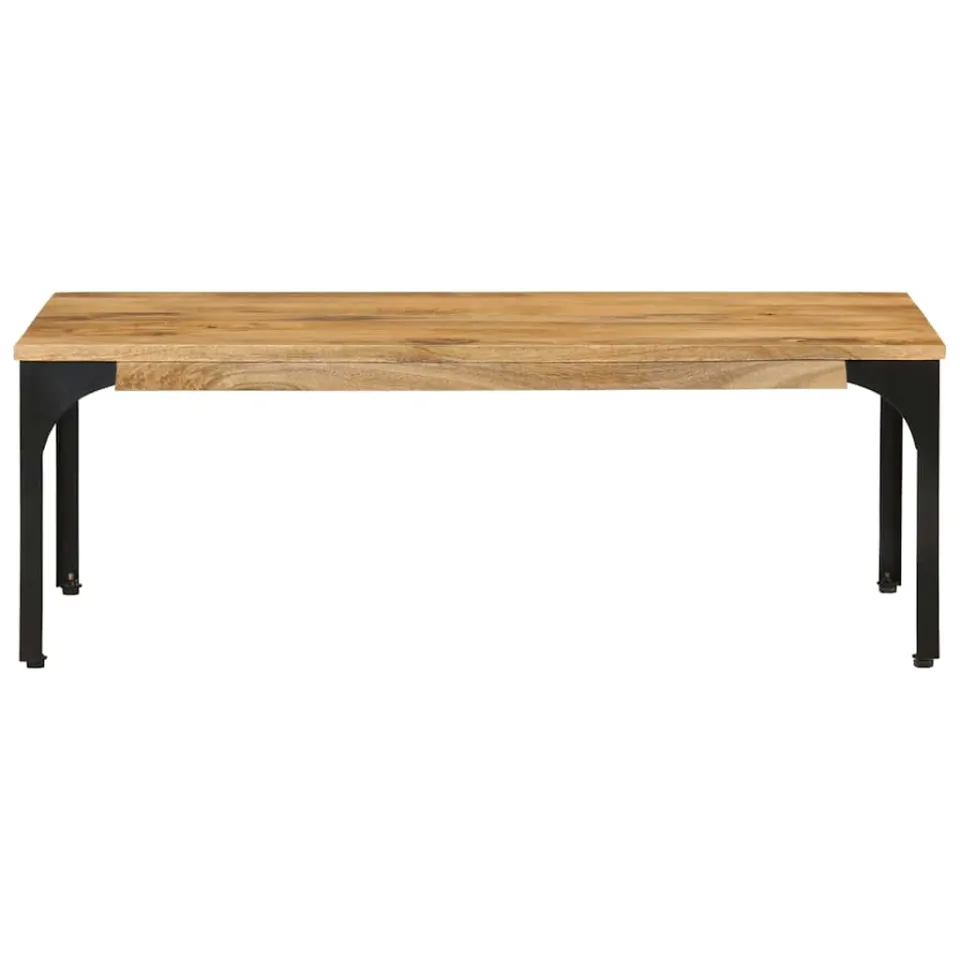 vidaXL Salontafel 100x55x35 cm massief mangohout bruin, foto 2